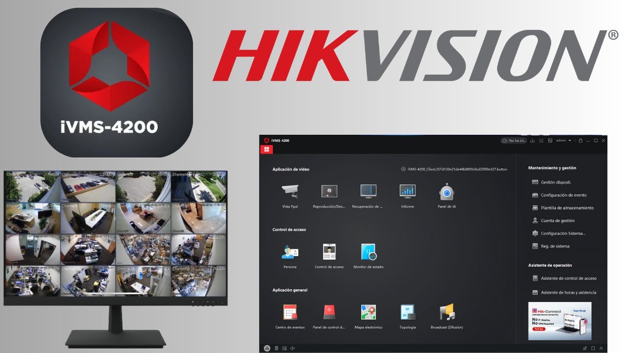 Descarga e instalación de IVMS4200 Última Versión