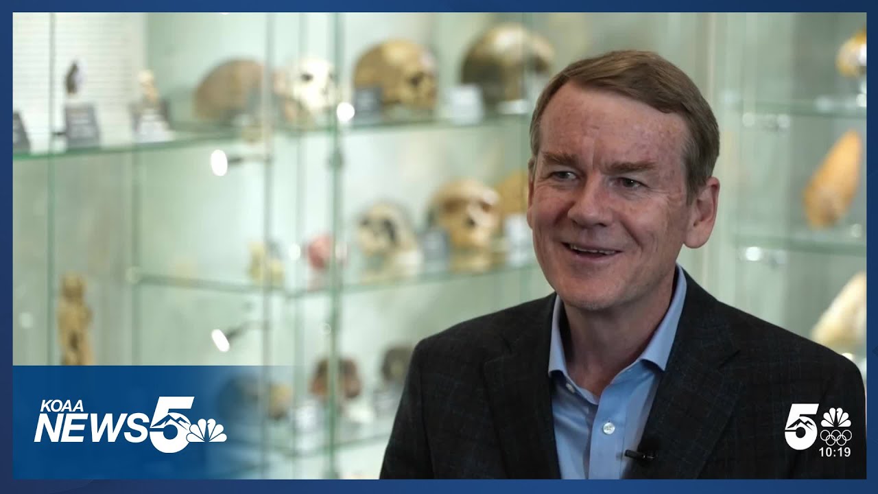 Democratic Senator Michael Bennet answers questions about governor bid