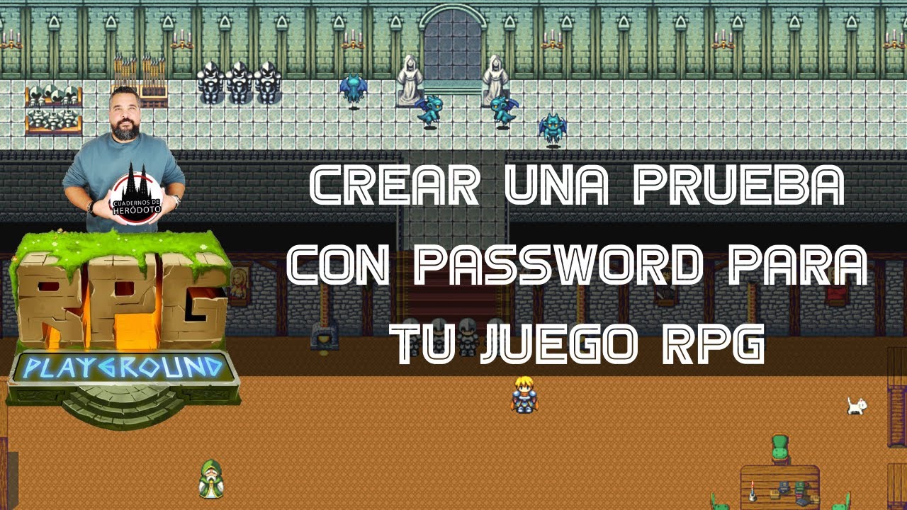 Crear una prueba con contraseña en tu juego en RPG Playground #7