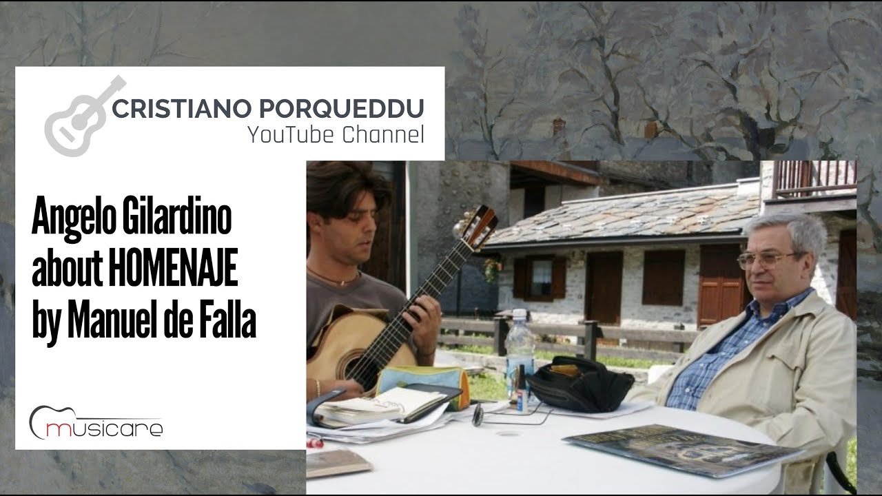 Angelo Gilardino - estratto da lezione su Homenaje di Manuel de Falla