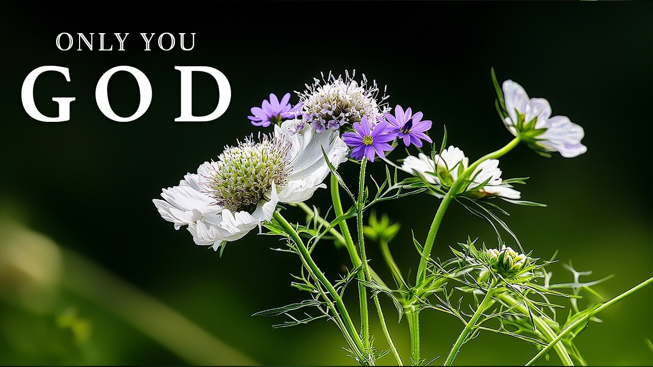 ONLY JESUS | Soothing Gospel Piano & Calming Scriptures for Deep Prayer