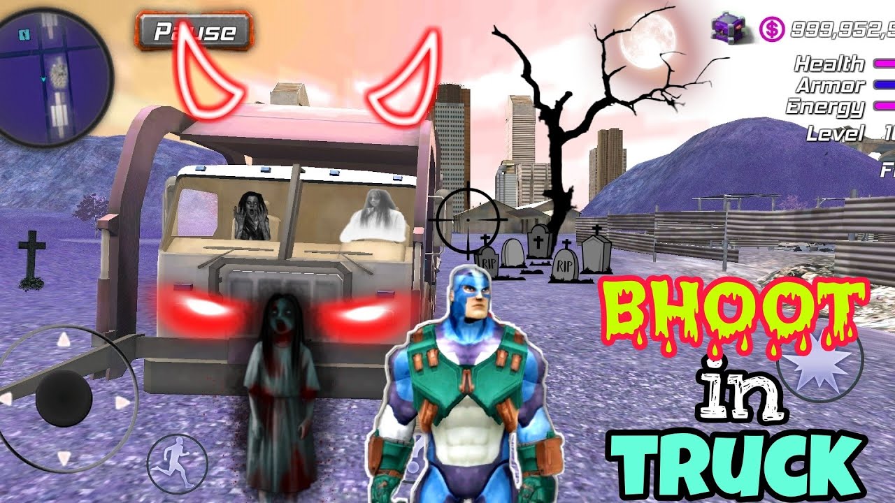 rope hero game | rope frog ninja hero game | bhoot in truck | ghost in truck | ninja hero | ropehero