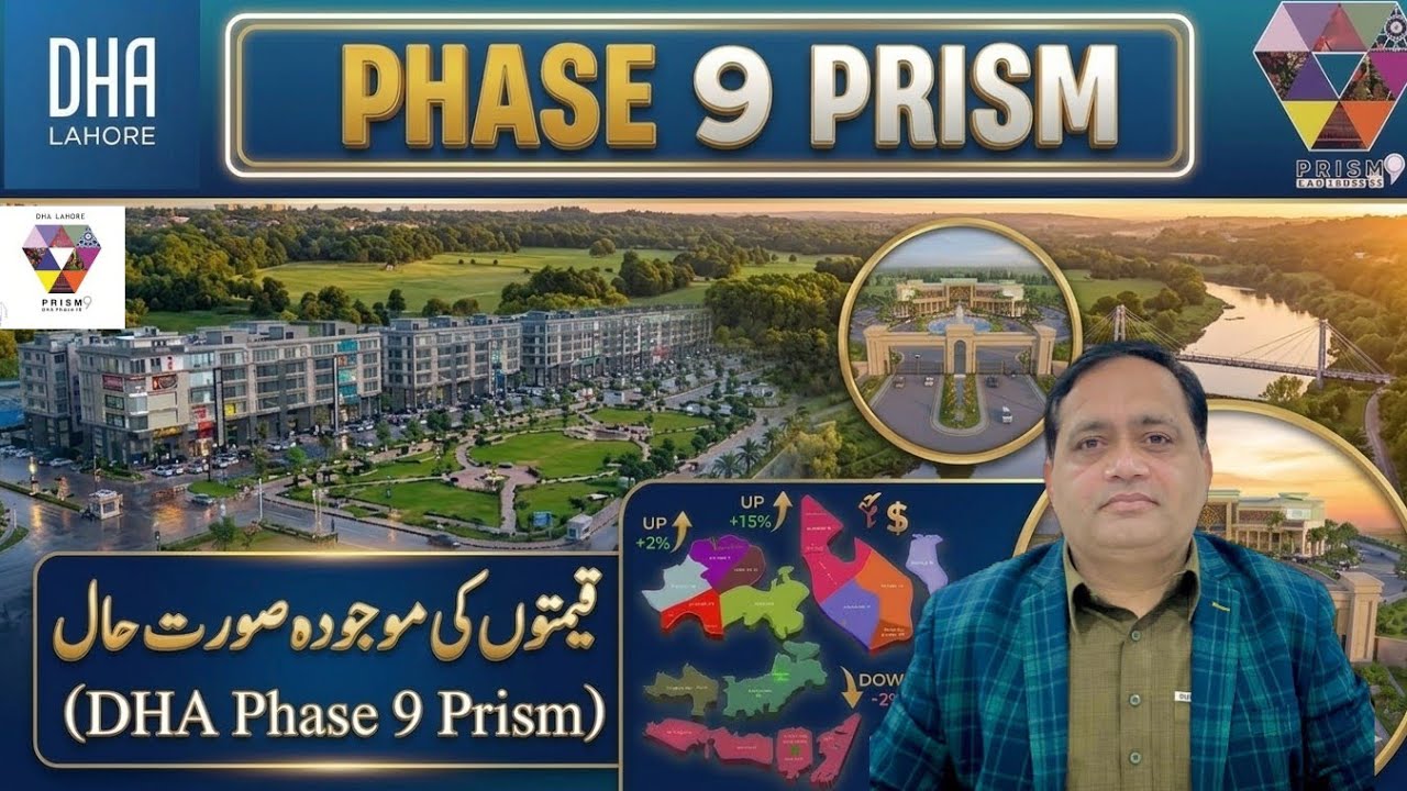 Latest DHA Lahore Phase - 9 Prism Market Analysis&Blocks Price Updates.|Exclusive Details In Video|