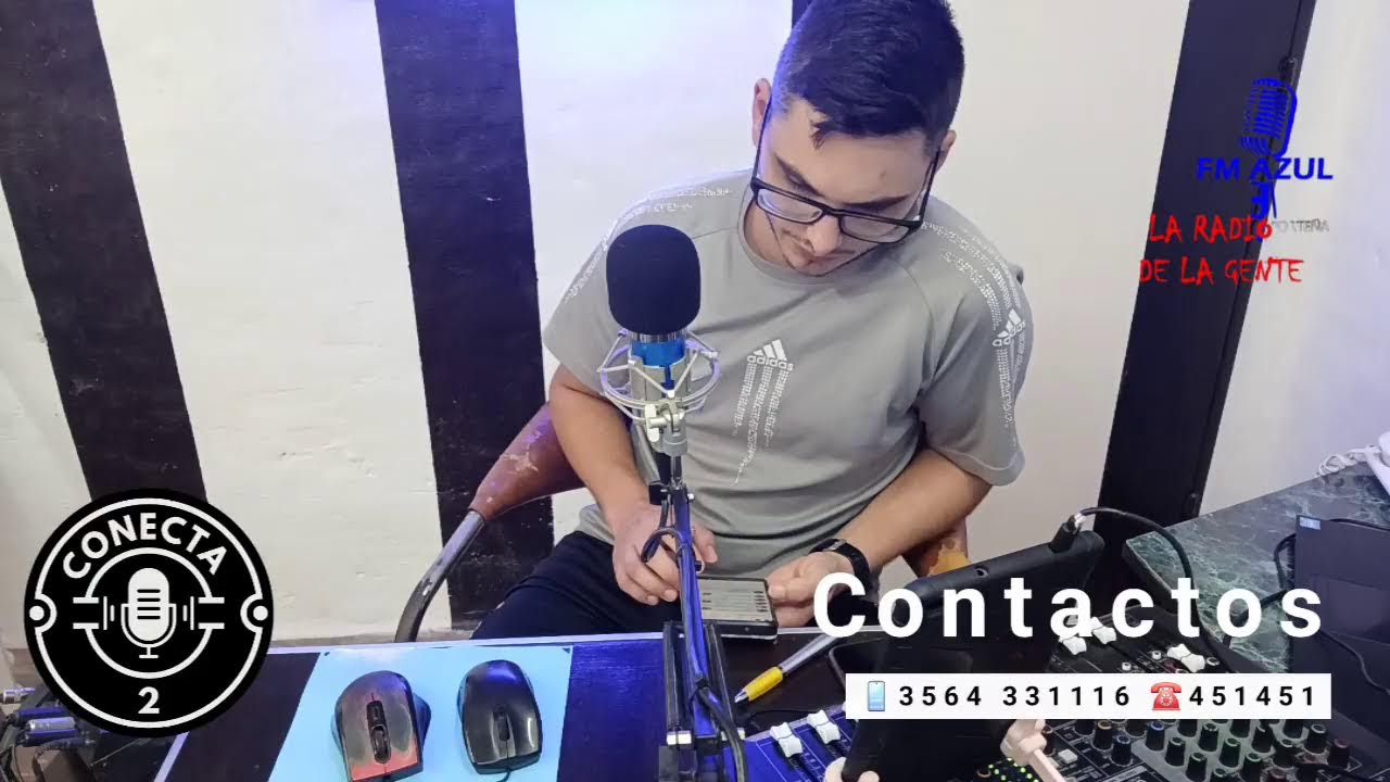 Transmisión en directo de FM Azul Porteña
