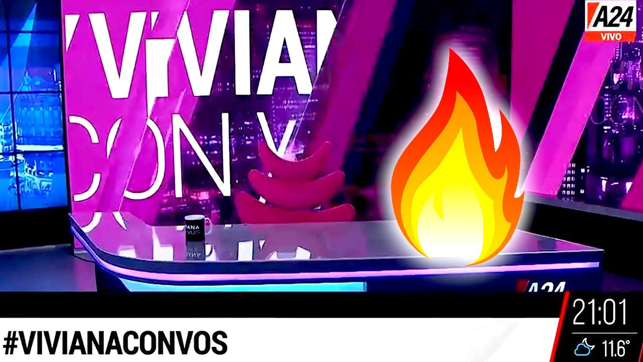 Provocación de América a Viviana Canosa: Puso al aire su programa con las sillas y el estudio vacío