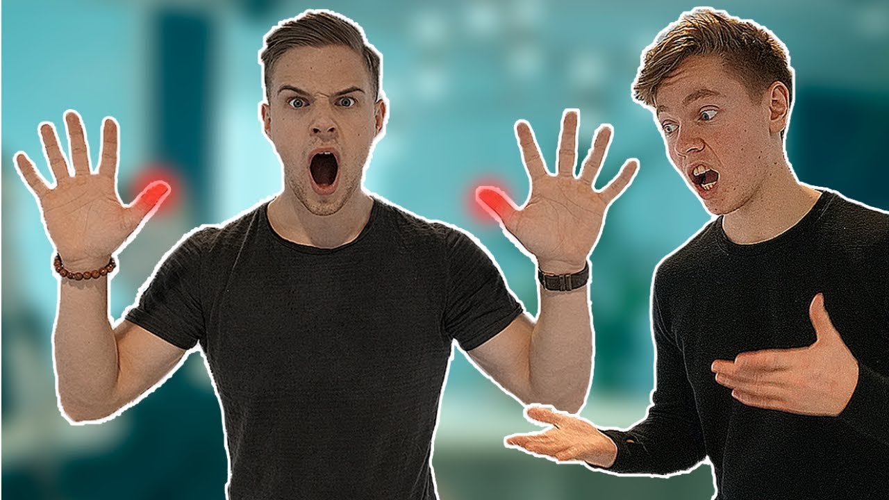 DEN SJOVESTE CHALLENGE! - Jonas droger og Benjamin mann nakel