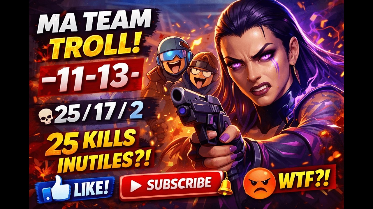 J’ai carry SEUL avec Reyna… mais ma team TROLL 😤 (25/17/2)