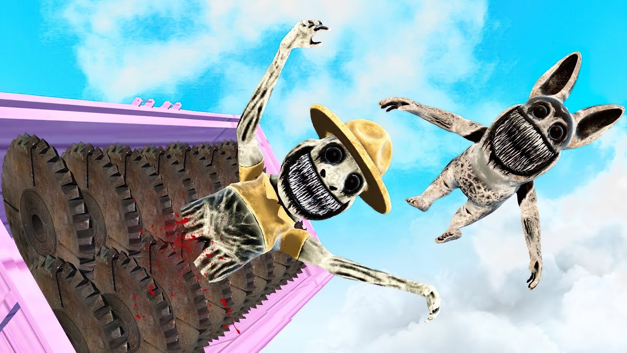 ALL ZOONOMALY MONSTERS VS GIANT SHREDDER IN Garry`s Mod
