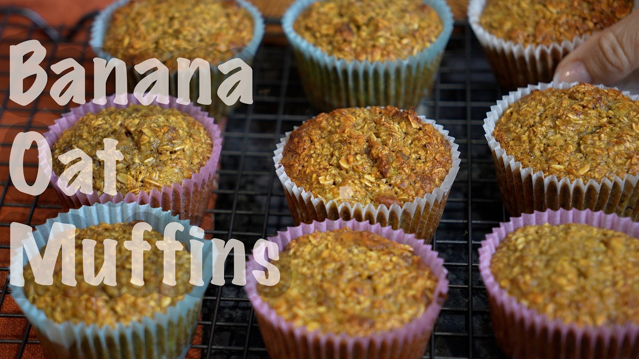 Banana Oat Muffins | Kid-Friendly & Lunchbox Ready