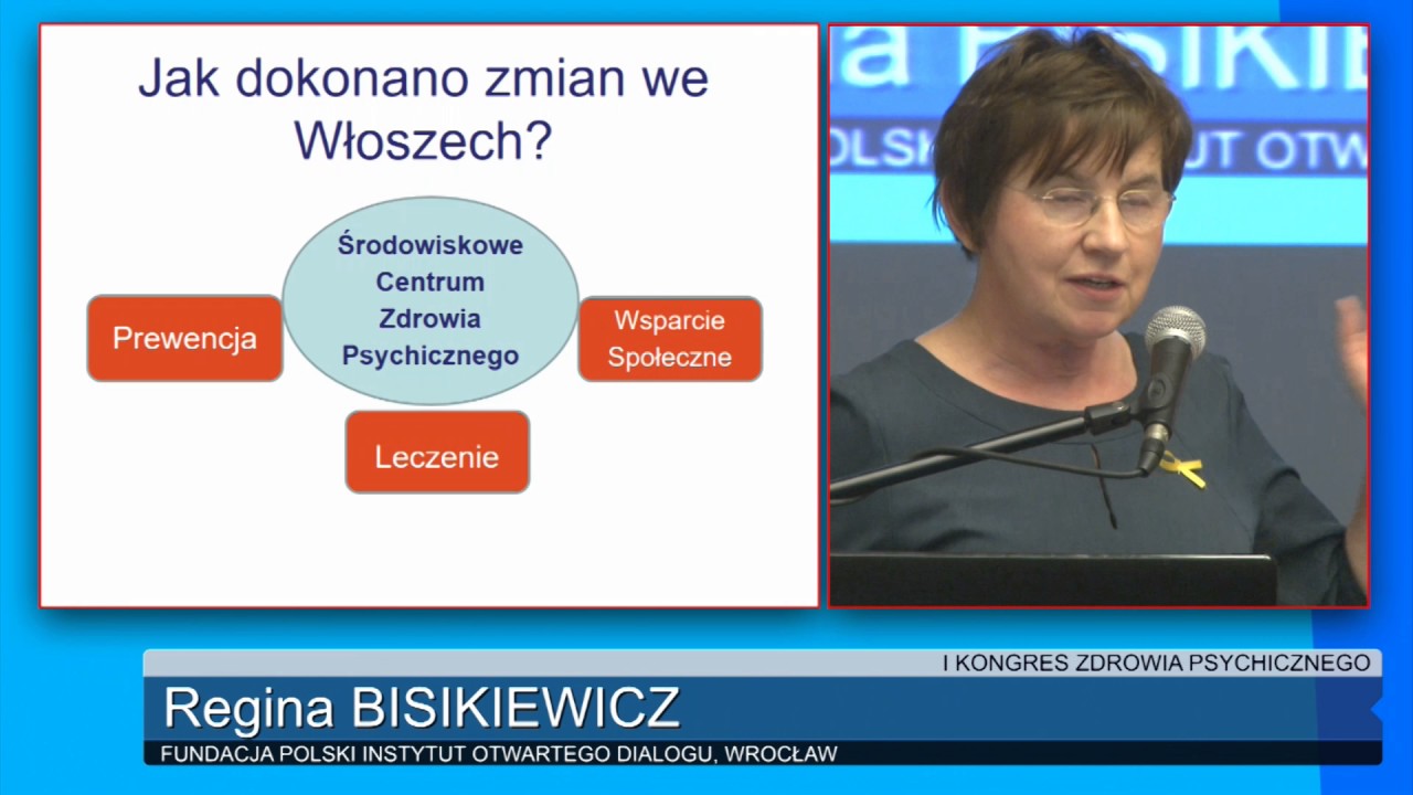 Regina Bisikiewicz – I Kongres Zdrowia Psychicznego