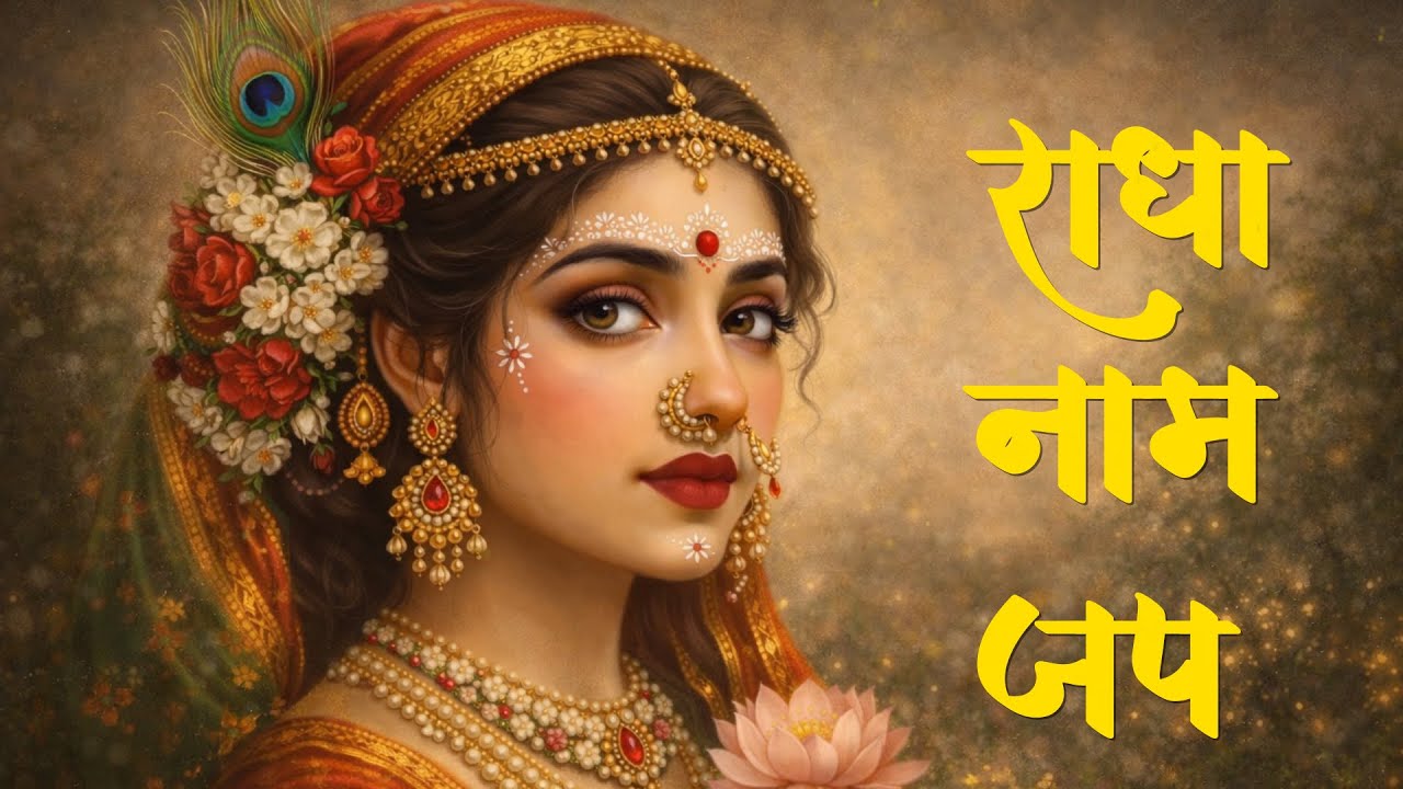 राधा नाम जप | हृदय को शुद्ध करने वाला अत्यंत मधुर और शांत भक्ति जाप