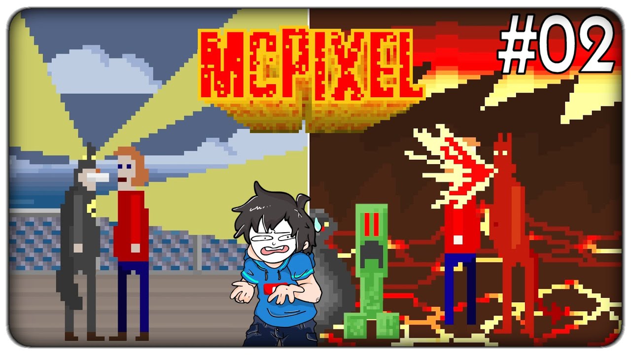 SONO STATO BULLIZZATO MALE DA BATMAN, DAI CREEPER E DA SAT4NA | McPixel 1 - ep.02