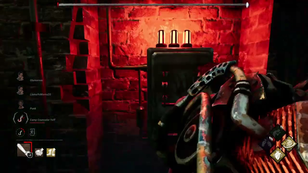 Dead by Daylight hillbilly chainsaw charge hit