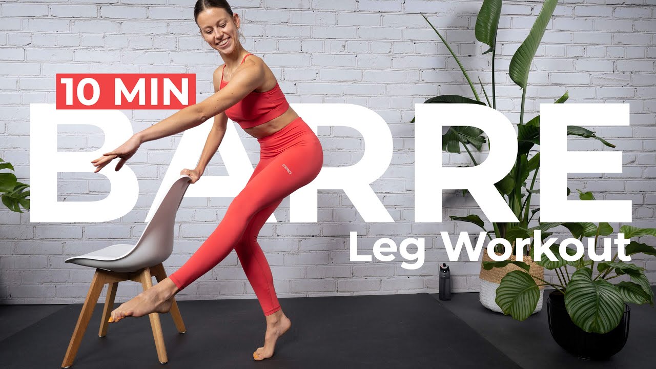 10 MIN LEG WORKOUT - Intense Lower Body Barre Workout to the Beat ♫