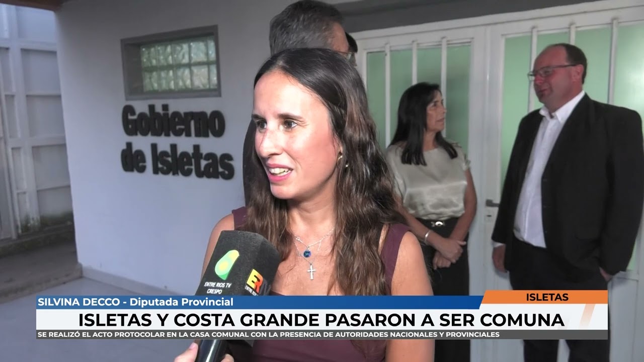 Isletas y Costa Grande pasaron a ser comuna