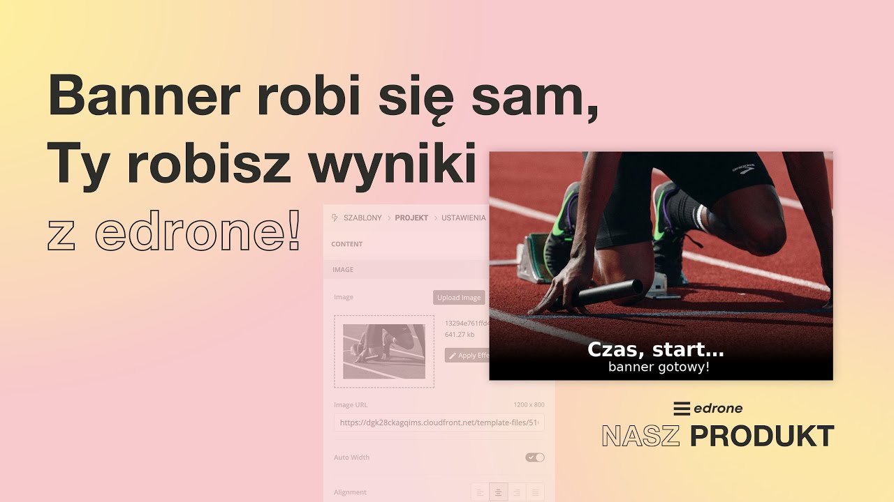 Jak łatwo stworzyć banner? W edrone wystarczy kilka kliknięć!