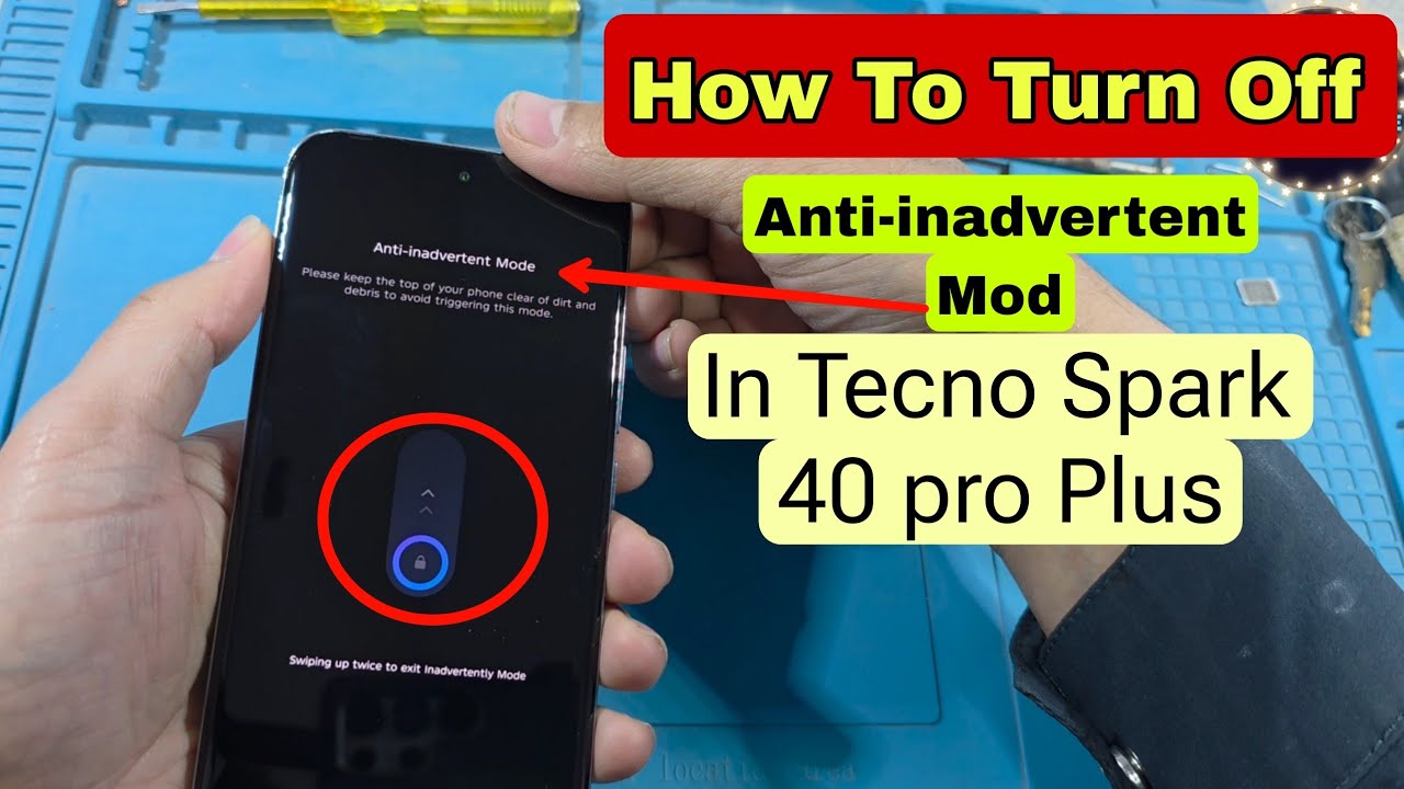 How to Turn Off Anti Inadvertent Mode on Tecno Spark 40 Pro Plus | Fix Pocket Touch Lock Guide 2025