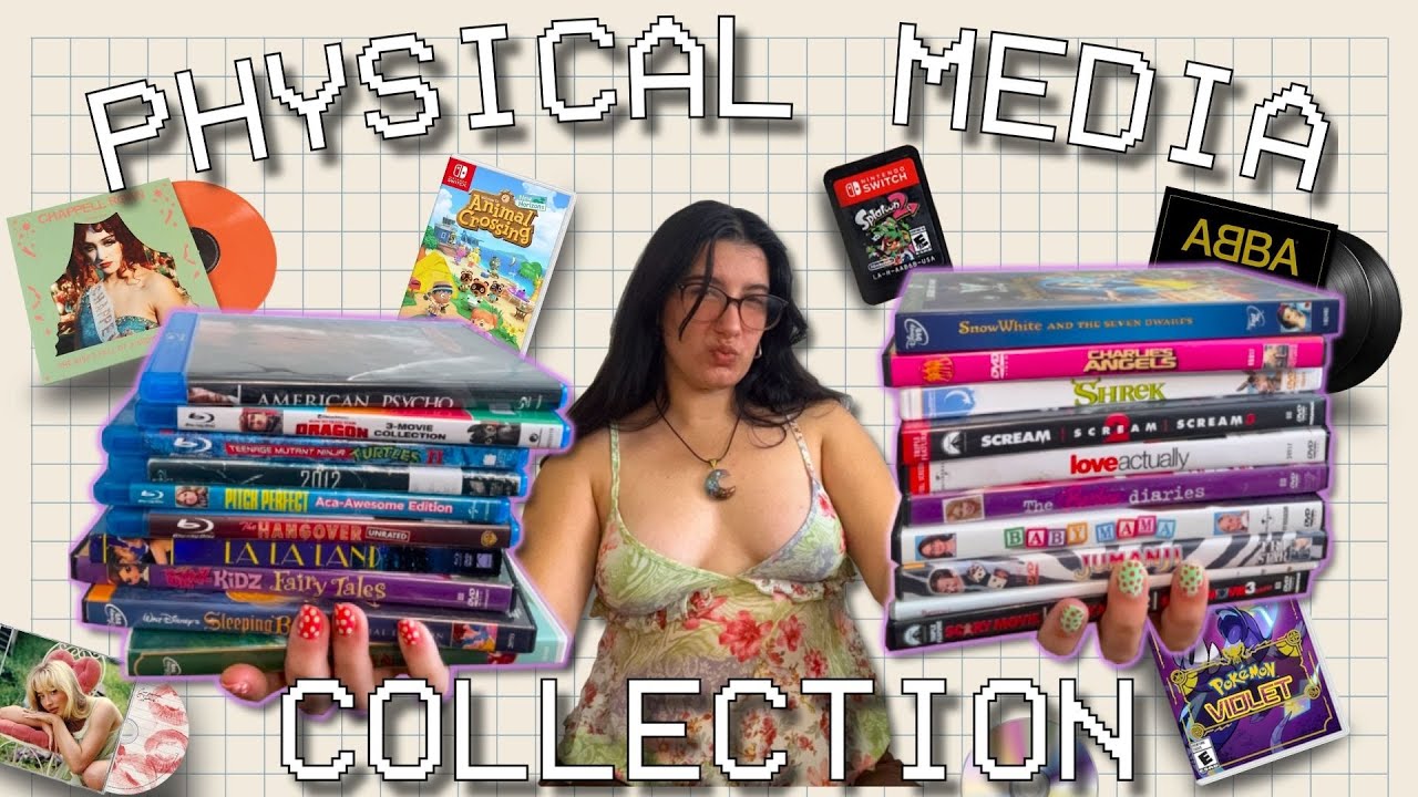 PHYSICAL MEDIA COLLECTION ⋆⭒˚.⋆ ~ april  *☆ 𝟸𝟶𝟸𝟻 ☆*