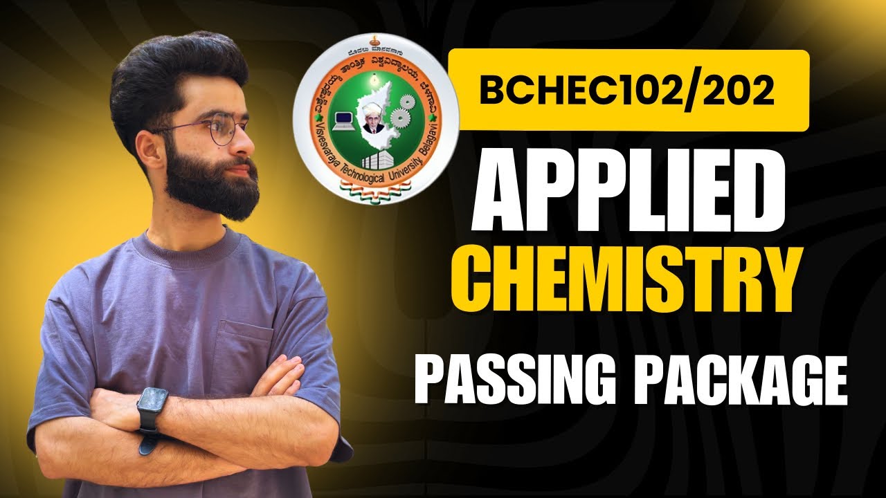 Applied Chemistry Vtu Important Questions Civil Stream| BCHEM102/202