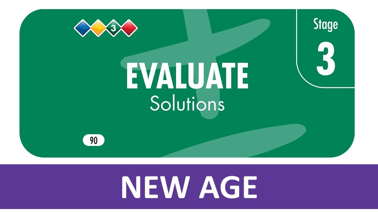 3: EVALUATE Solutions (New Age, 1 min) from KnowBrainer