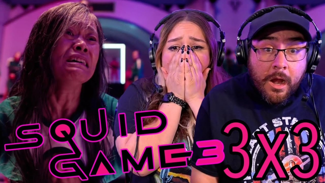 Squid Game 3x3 REACTION | 