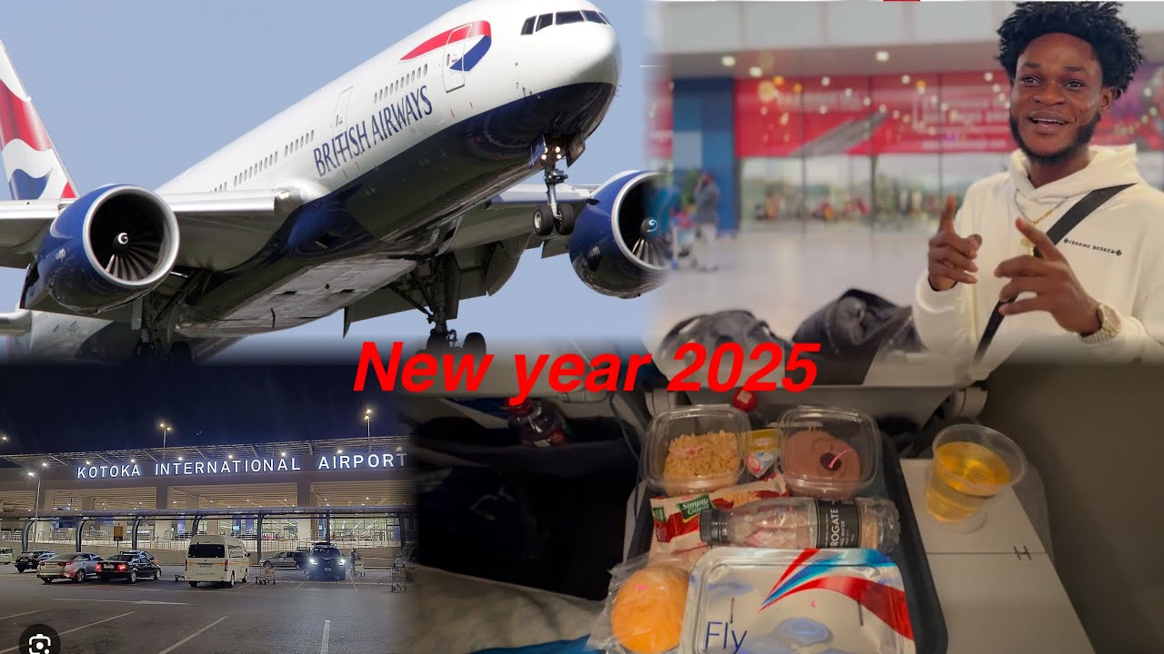 OGIDI Flies British Airways Boeing 777 from Accra-London in new Year 2025..For first time travelers