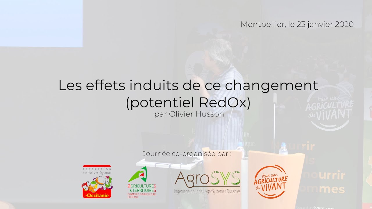Potentiel RedOx et santé de plantes, par Olivier Husson