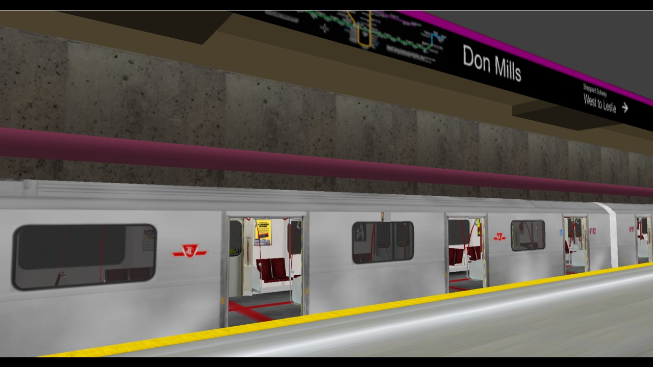 OpenBVE TTC Sheppard Line Full with 4 Car TR