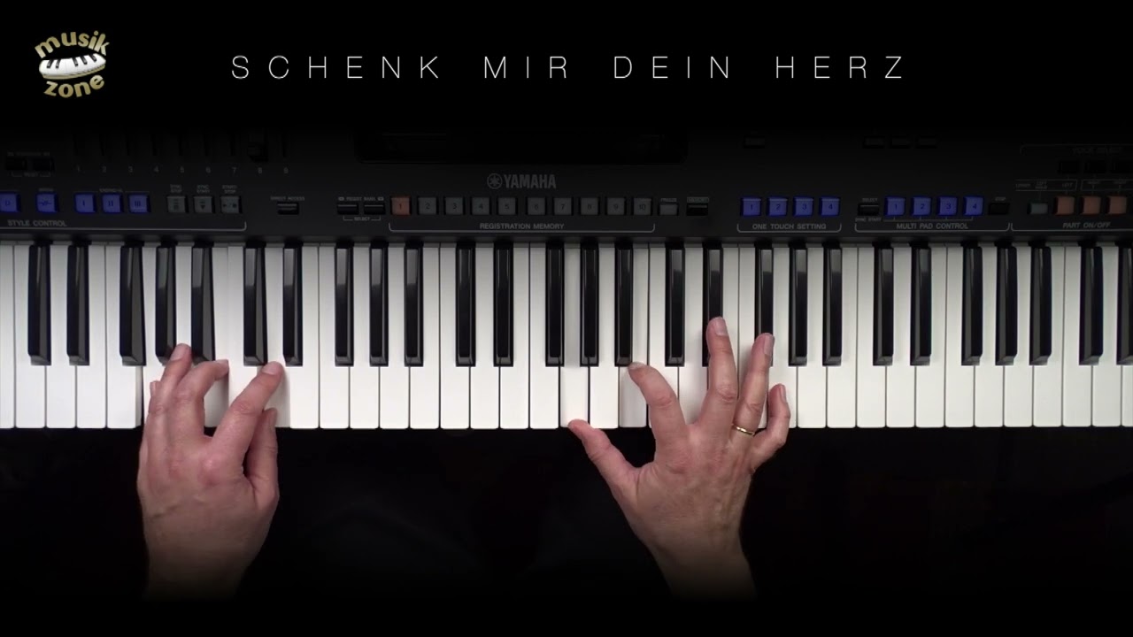 Schenk mir dein Herz (Höhner) Keyboard Yamaha Genos  how to play Tutorial Cover - Musikzone