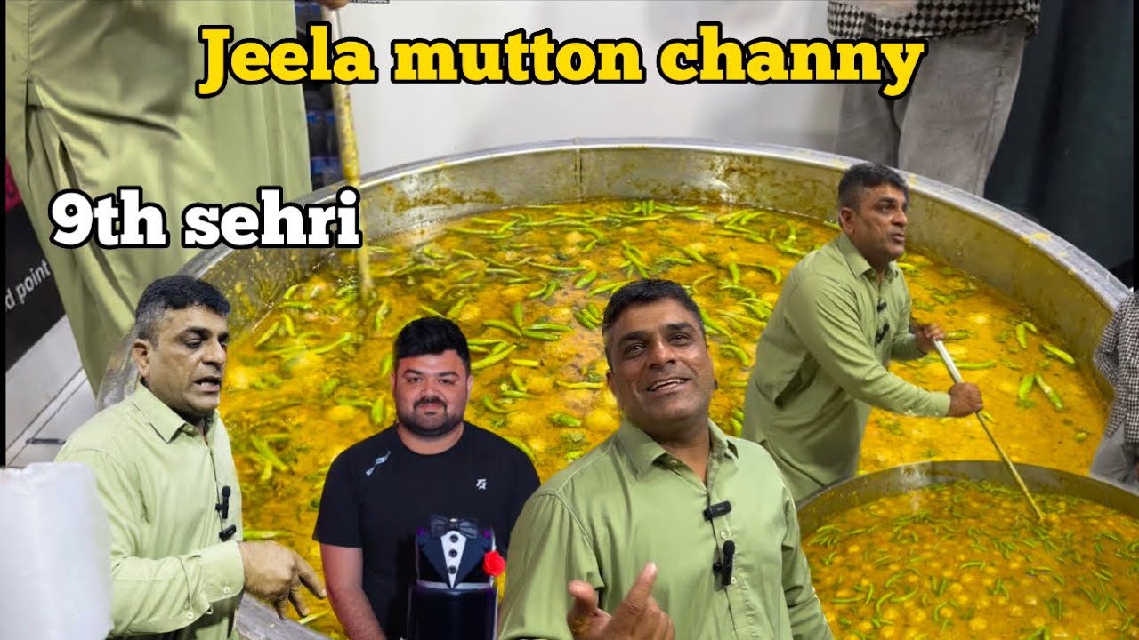Jeelay Ky Mutton Channy | 9th Sehri | Foodies by Ashir