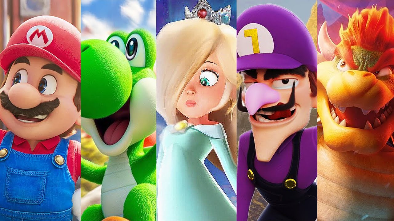 Super Mario Galaxy Movie - ALL CHARACTERES [2025] (HD)