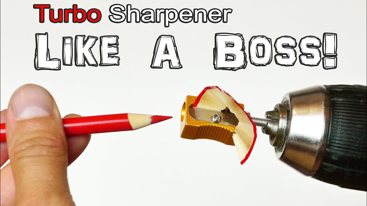 Turbo Pencil Sharpener - Life Hack