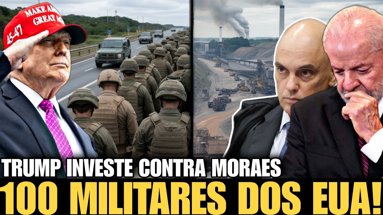 AGORA! 100 MIL MILITARES DOS EUA E TRUMP MAPEIA MINÉRIOS DO BRASIL CONTRA A CHINA! OFENSIVA