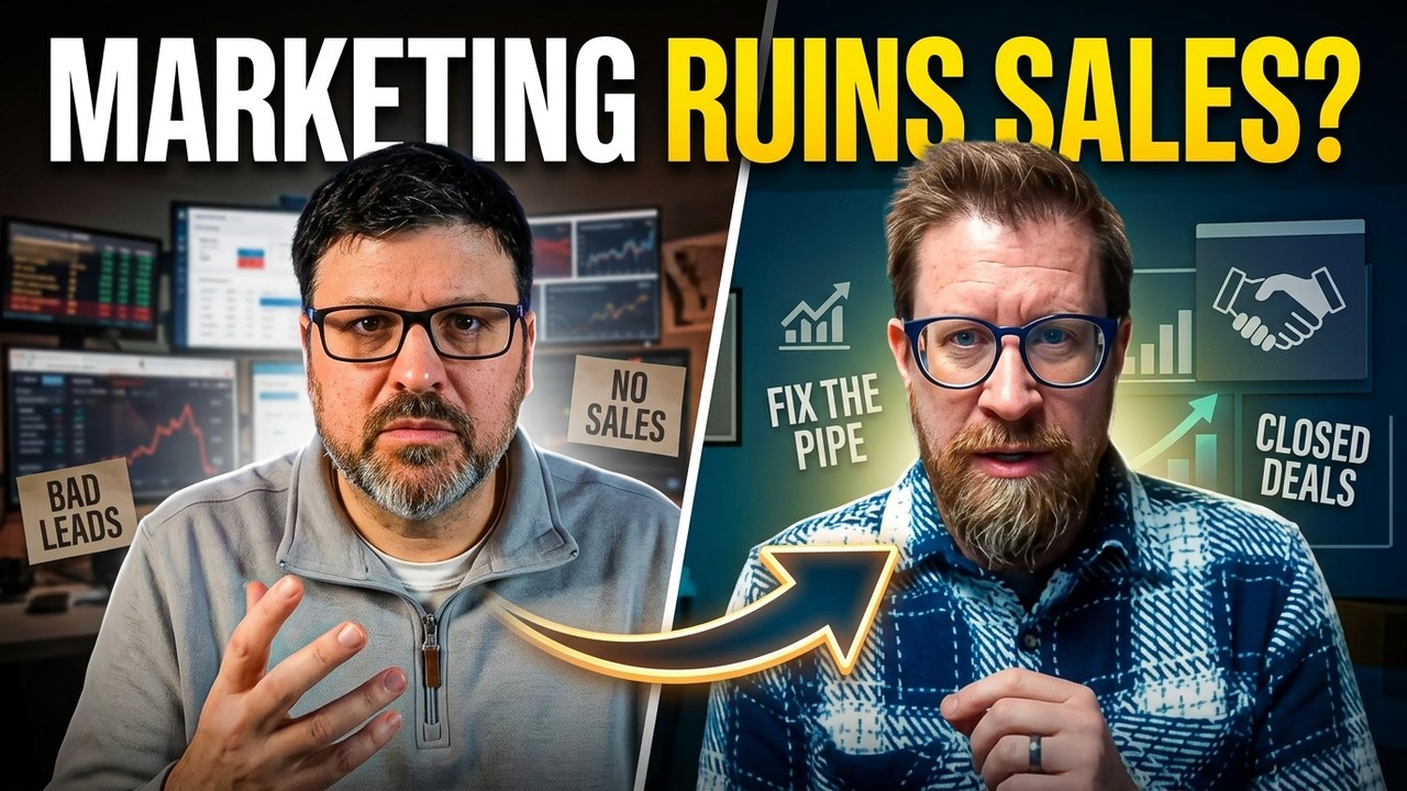 Why Marketing Creates Sales Problems (And How to Fix It)