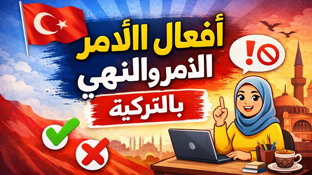 تعلم أفعال الأمر والنهي بالتركية بسهولة