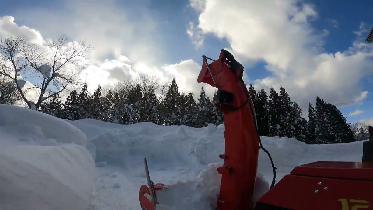 【除雪】除雪機を壊しました。