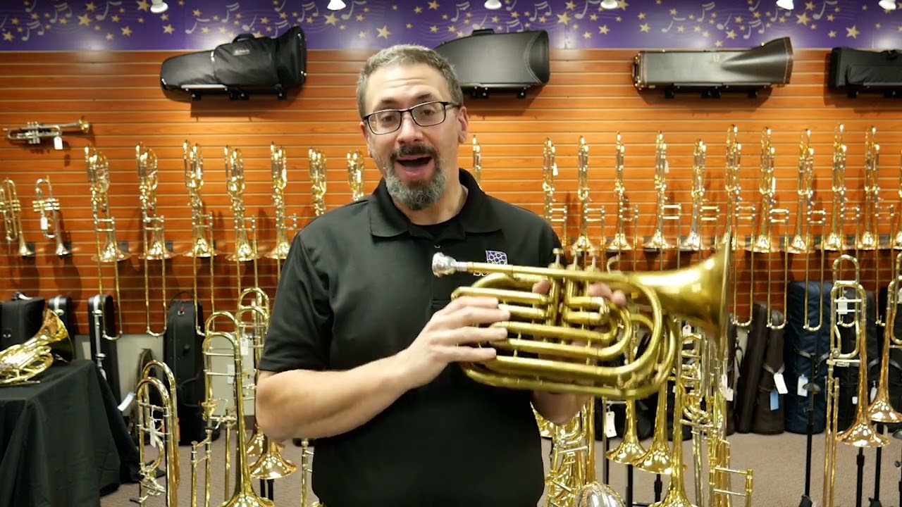 A CLASSIC MARCHING TROMBONE (OR FLUGABONE)!  Olds O-21 Marching Trombone review