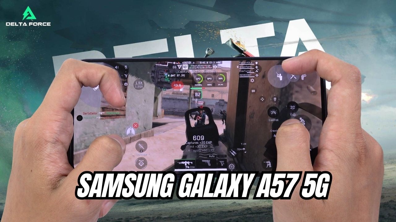 Samsung Galaxy A57 5G Test Game Delta Force Mobile | Exynos 1680