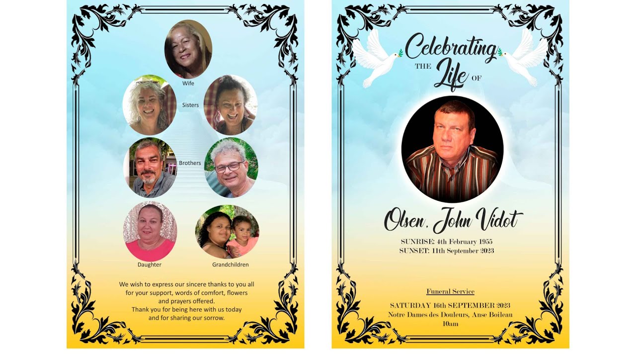 Celebrating The Life Of Olsen, John Vidot