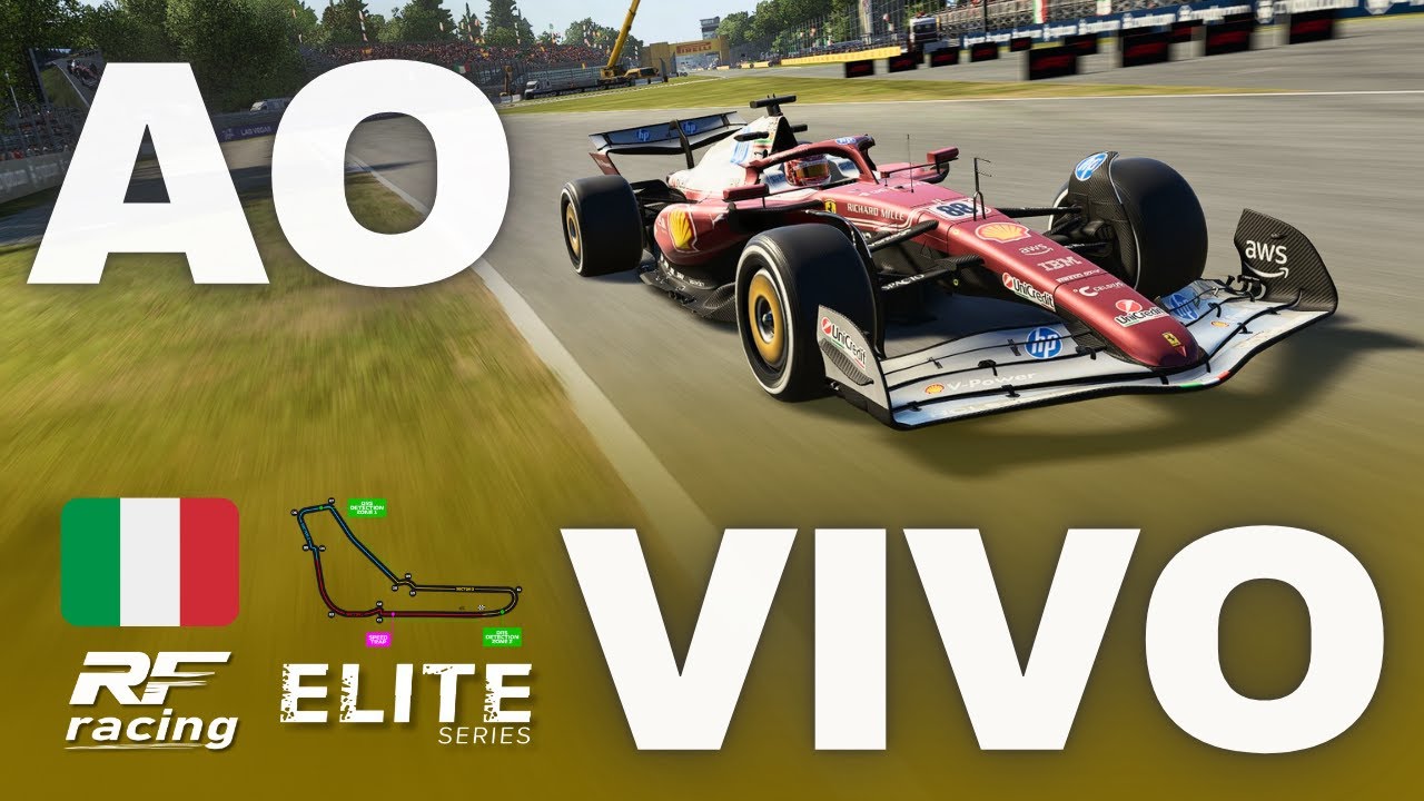 🔴 F1 25 &ndash; IT&Aacute;LIA 🇮🇹 - MONZA | RFR LEAGUE - GRID ELITE (1&ordf; DIVIS&Atilde;O) - ETAPA FINAL| TEMPORADA 4