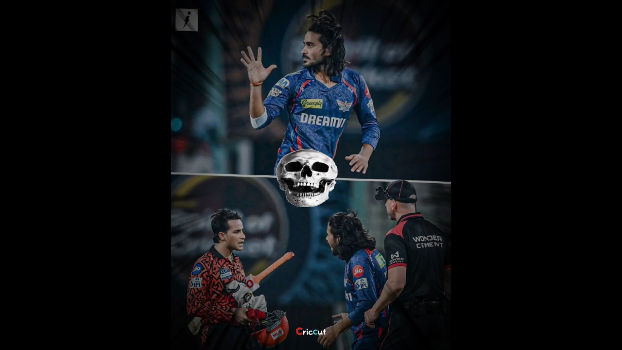 Abhishek and Digvesh Heated Fight , Lsg Vs Srh || CricCut #ipl  #abhisheksharma #digveshrathi