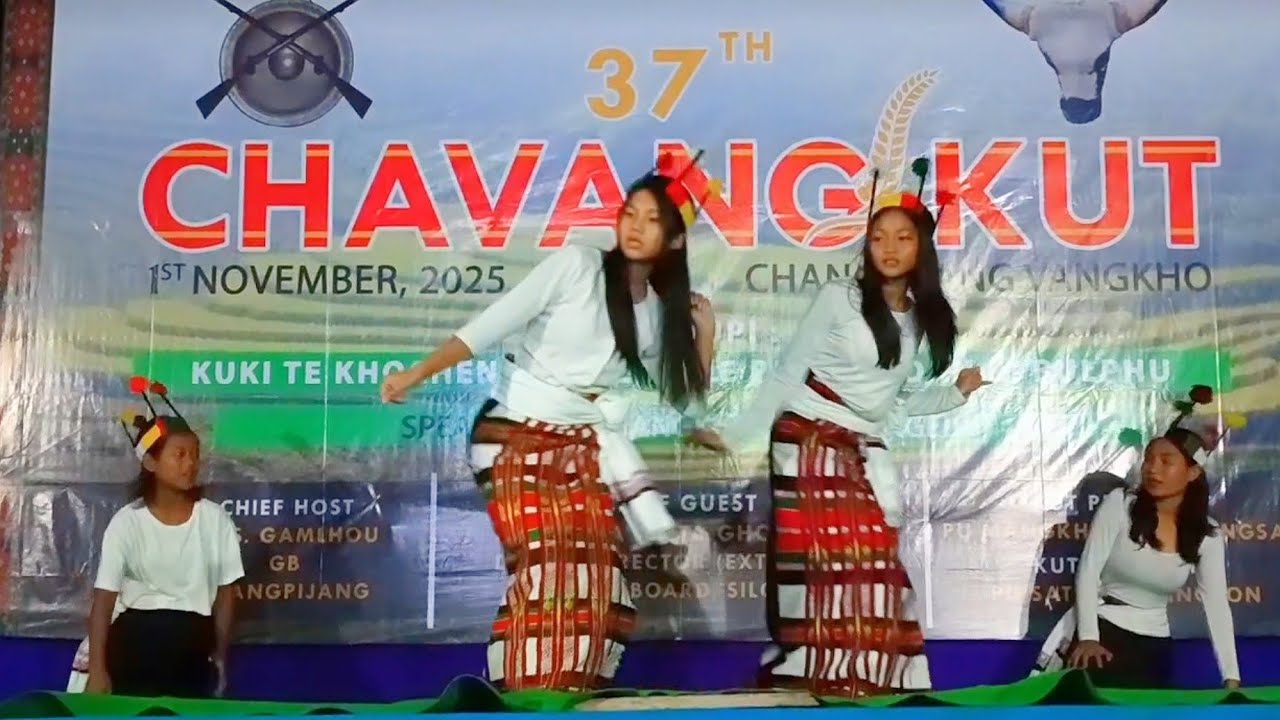 Mizo/Cultural Dance,,(Kuki ChavangKut/Night Program)Changpijang Vangkho 2025.