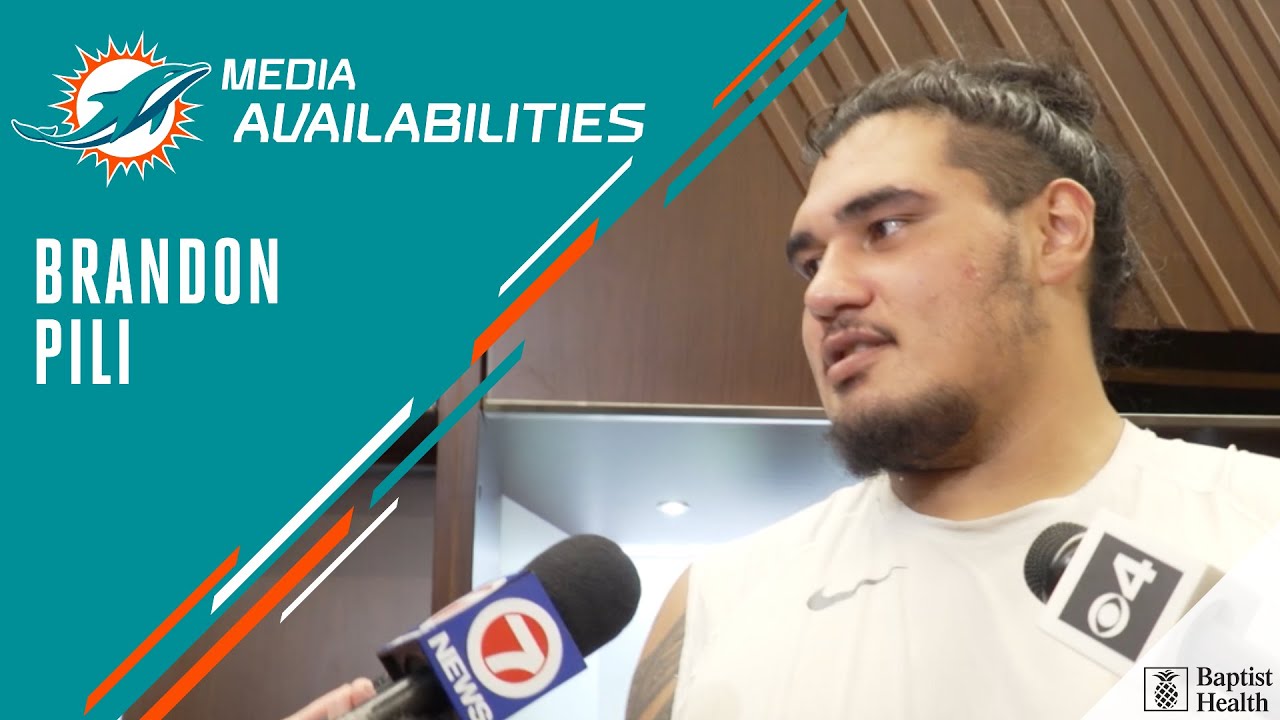 Brandon Pilli speaks with the media | Miami Dolphins