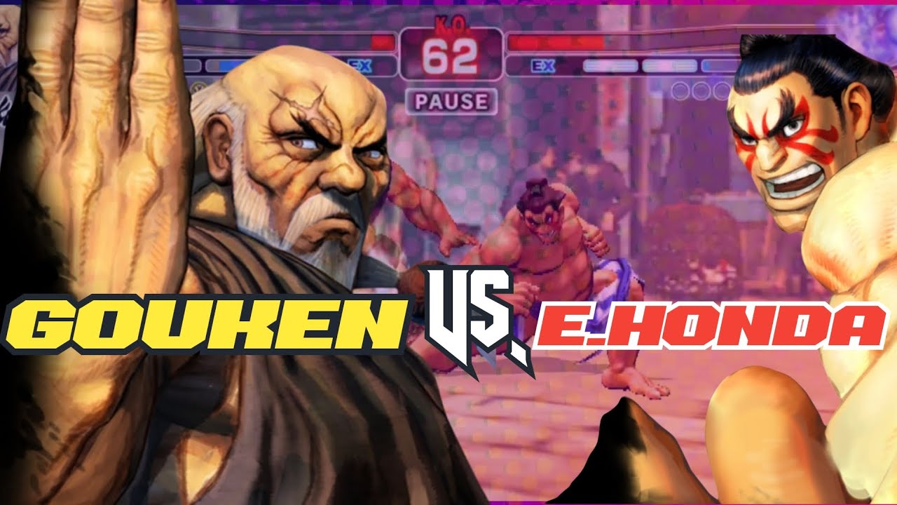 Гоукен против Э. Хонды, аркадный Street Fighter #StreetFighter