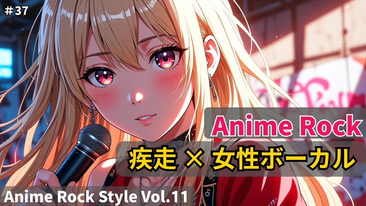 ⚡ 走り出したくなる夜｜Night Drive｜Anime Rock Style Vol.11