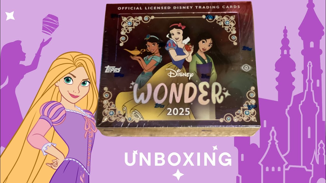FIRST LOOK | 2025 Topps Disney Wonder Hobby Box Opening | UNBOXING |