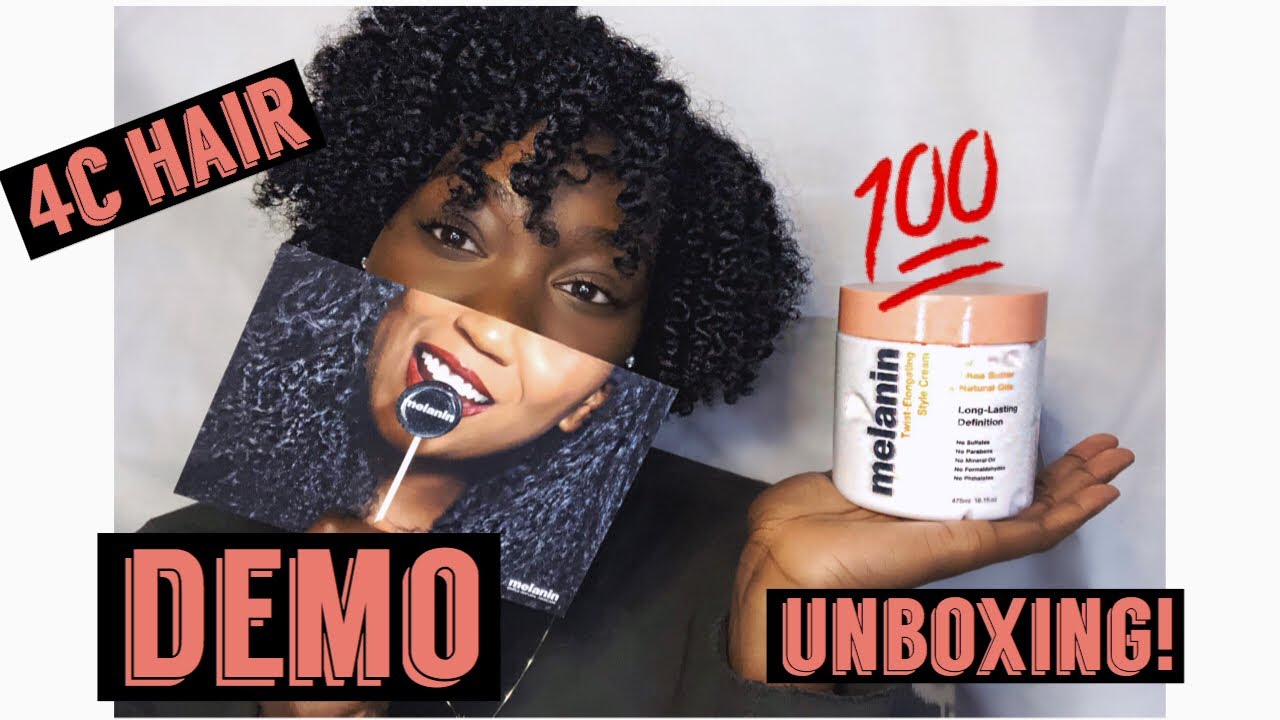 MELANIN HAIR CARE | UNBOXING & DEMO ON 4C/4B HAIR