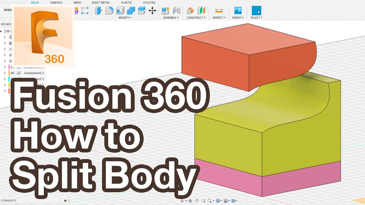 Как разделить тело в Fusion 360. Учебное пособие