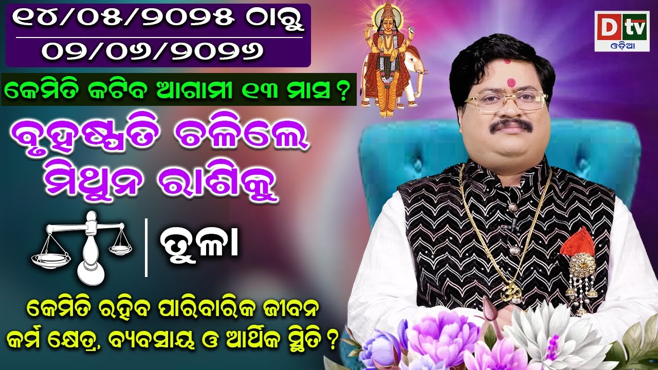 JUPITER TRANSIT 2025 | ବୃହସ୍ପତି ଚଳନ (ତୁଳା ରାଶି) | Bruhaspati Chalan | Dr. Bhabani Shankar Mohapatra