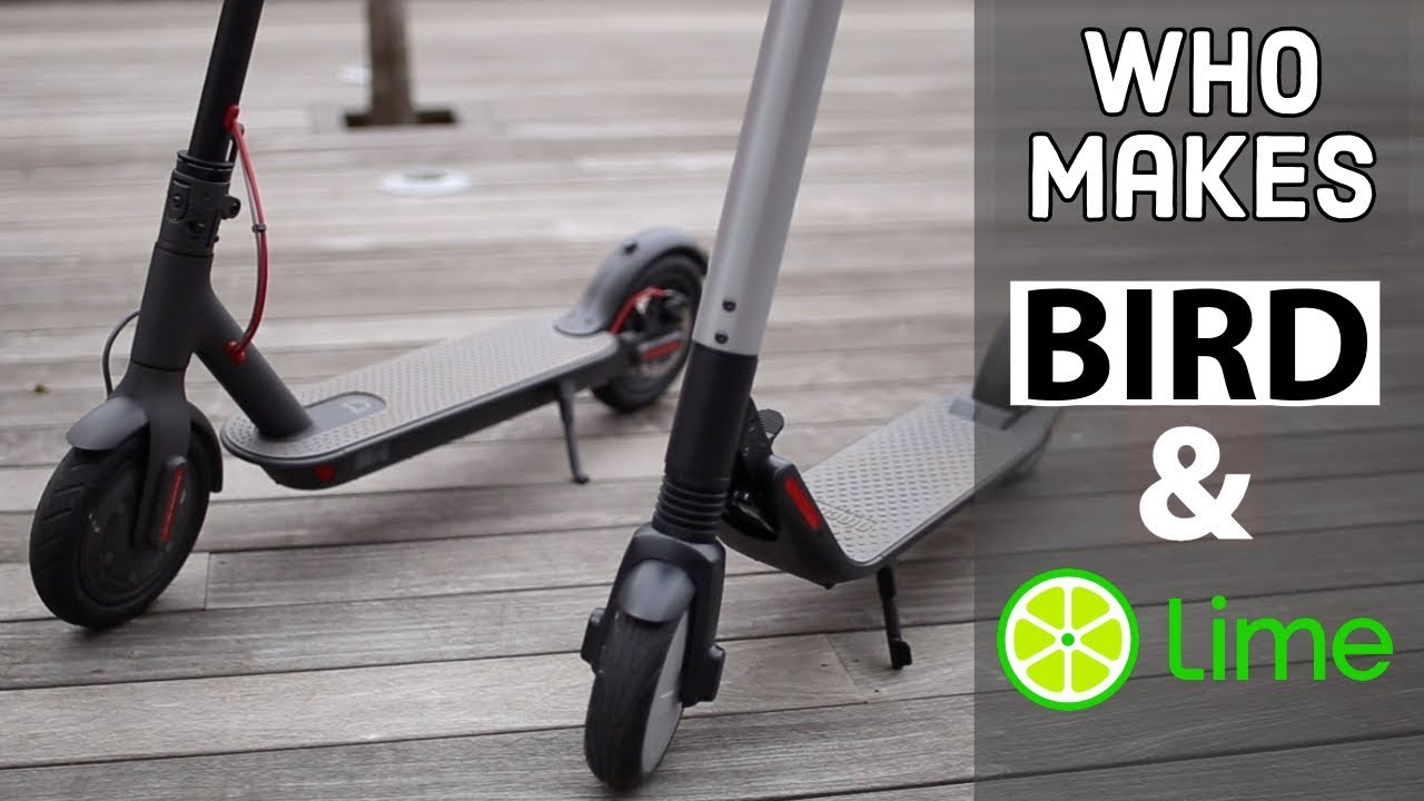 This is Who Makes BIRD and Lime scooters!